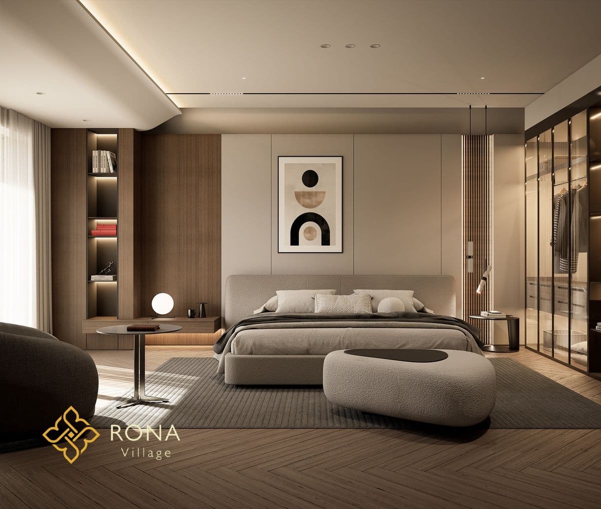 Villa bedroom interior
